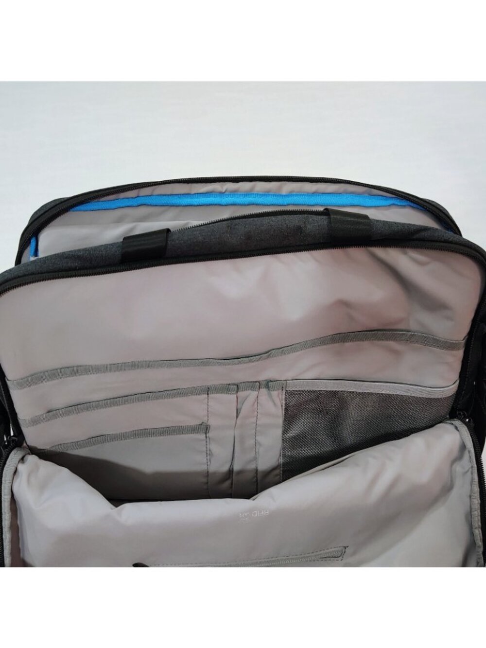 BagSmart Laptop Messenger Bag Briefcase Gray Black Digi Smart RFID Travel Office - Picture 6 of 16